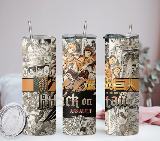 Attack On Titan 20oz Tumbler with Lid (T33)