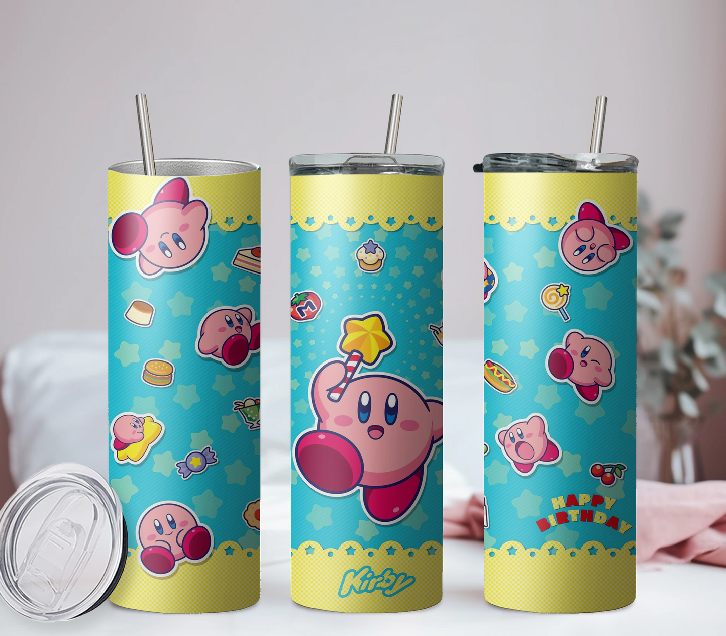 Kirby 20oz Tumbler with Lid (T39)