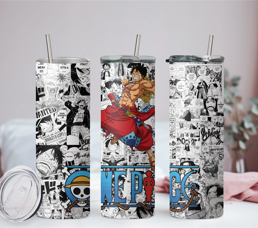 One Piece 20oz Tumbler with Lid