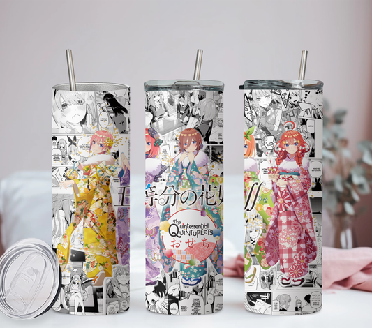 The Quintessential Quintuplets 20oz Tumbler with Lid (T76)