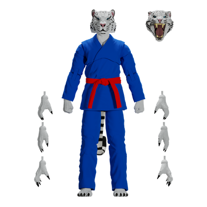 Zoo Jitsu Fighters Taj the White Tiger Action Figure