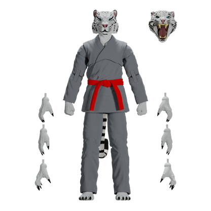 Zoo Jitsu Fighters Taj the White Tiger Action Figure