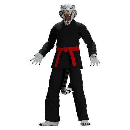 Zoo Jitsu Fighters Taj the White Tiger Action Figure