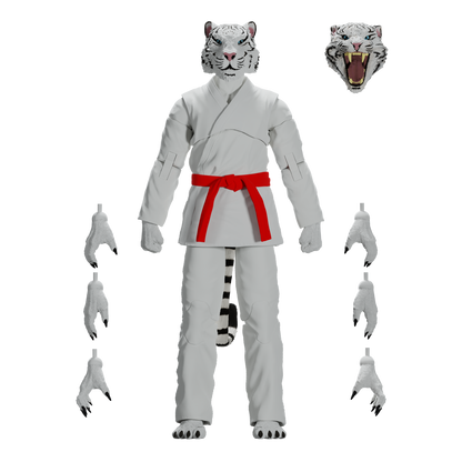 Zoo Jitsu Fighters Taj the White Tiger Action Figure