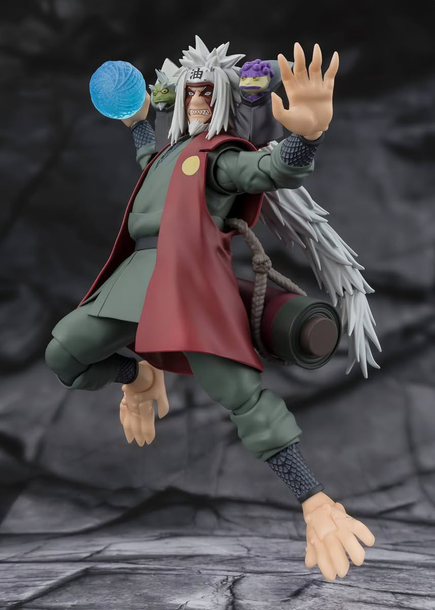 Naruto S.H.Figuarts Action Figure Jiraiya Hidden Leaf Heroic Master Sage (Sage Mode Set)