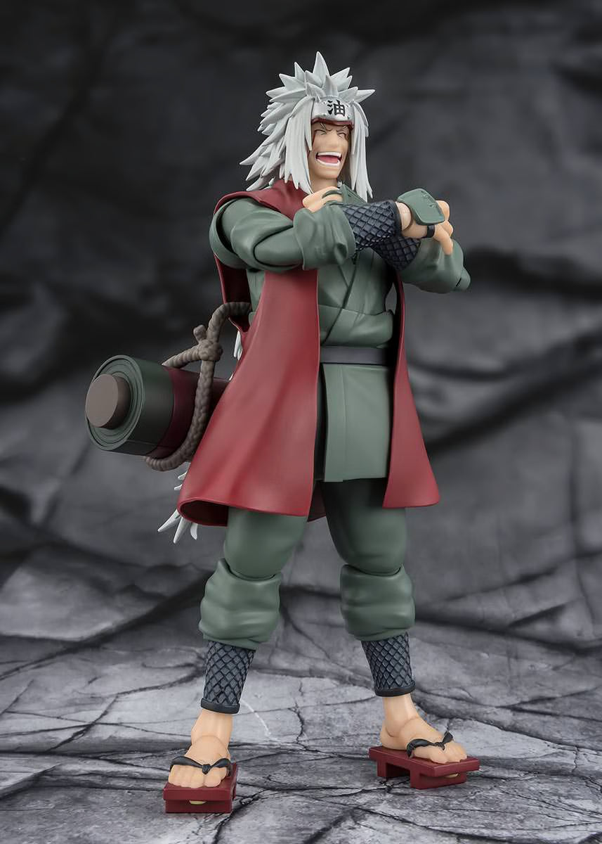 Naruto S.H.Figuarts Action Figure Jiraiya Hidden Leaf Heroic Master Sage (Sage Mode Set)