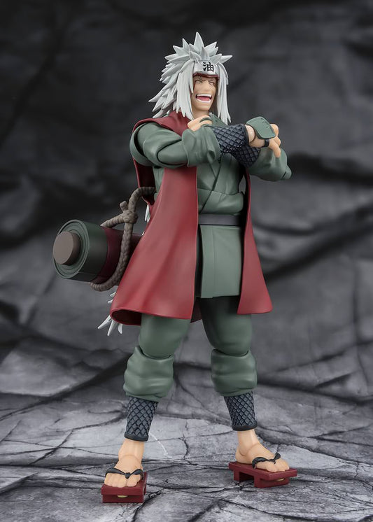 Naruto S.H.Figuarts Action Figure Jiraiya Hidden Leaf Heroic Master Sage (Sage Mode Set)