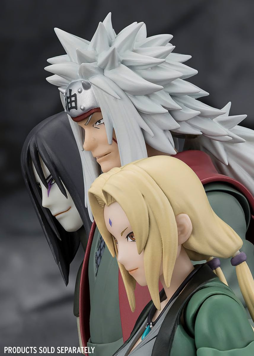 Naruto S.H.Figuarts Action Figure Jiraiya Hidden Leaf Heroic Master Sage (Sage Mode Set)