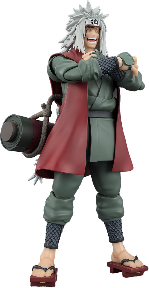 Naruto S.H.Figuarts Action Figure Jiraiya Hidden Leaf Heroic Master Sage (Sage Mode Set)