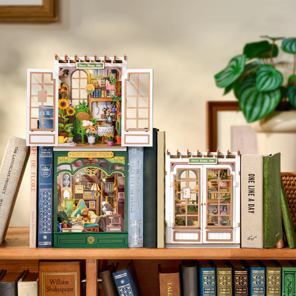 Rolife Quiet Corner Study DIY Book Nook