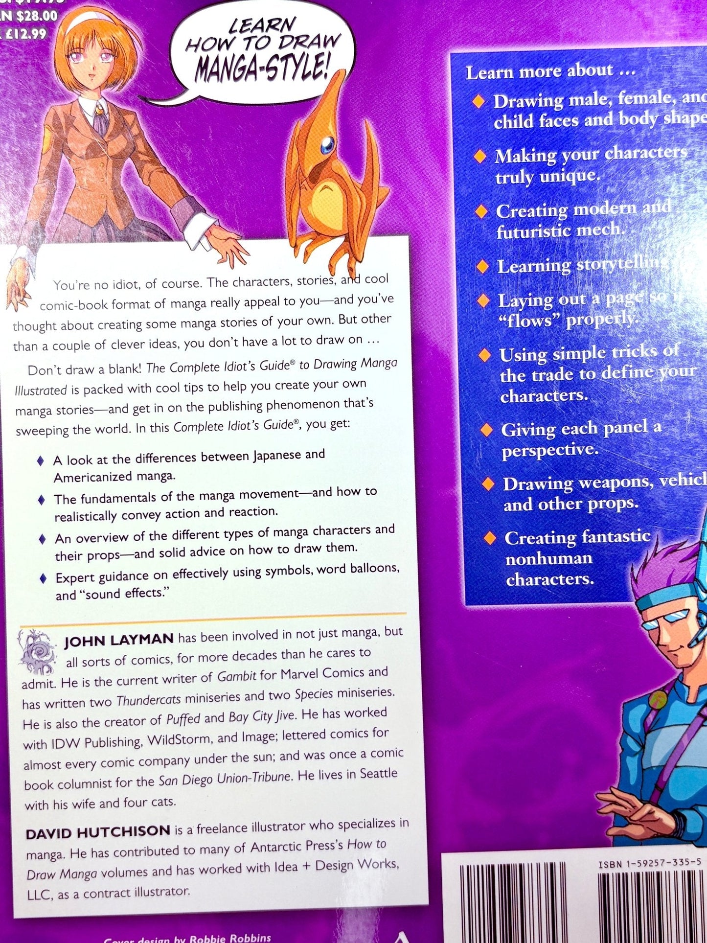 The Complete Idiot's Guide To Drawing Manga