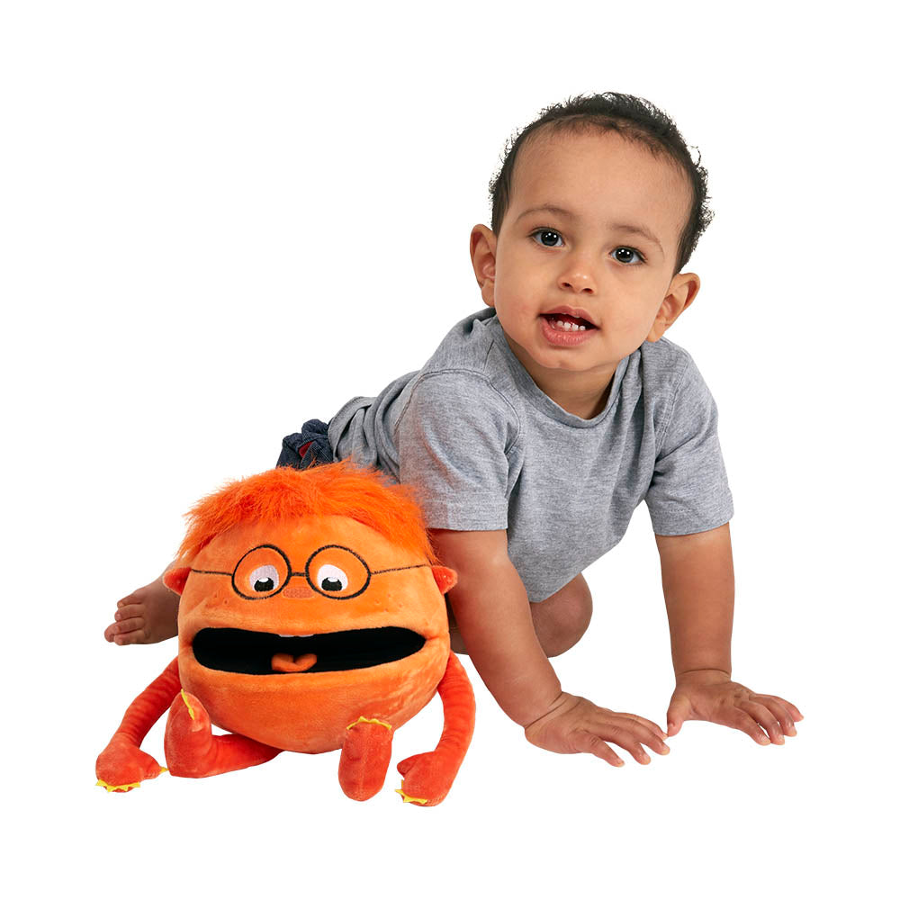 Baby Monsters Puppet - Orange Monster