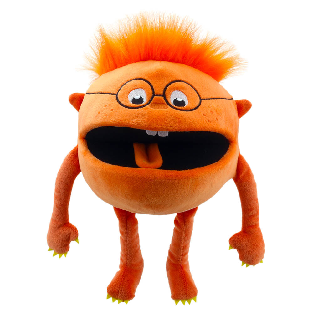 Baby Monsters Puppet - Orange Monster