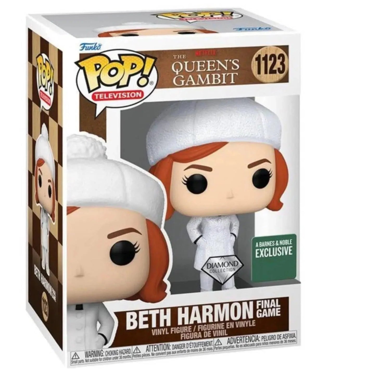 The Queen's Gambit, Beth Harmon (Final Game, With Rook or With Trophies) - Vinyl Figures, 3.75" - Funko Pop!