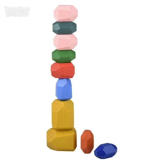 10 pieces Wooden Balancing Stones