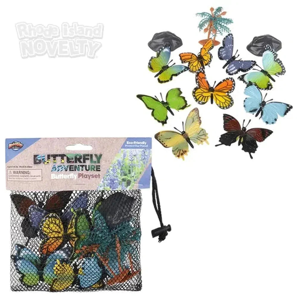 12 Piece Butterfly Mesh Bag Play Set