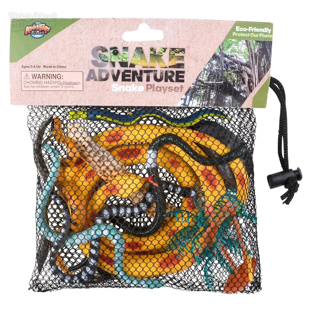 12 Piece Snake Mesh Bag Play Set