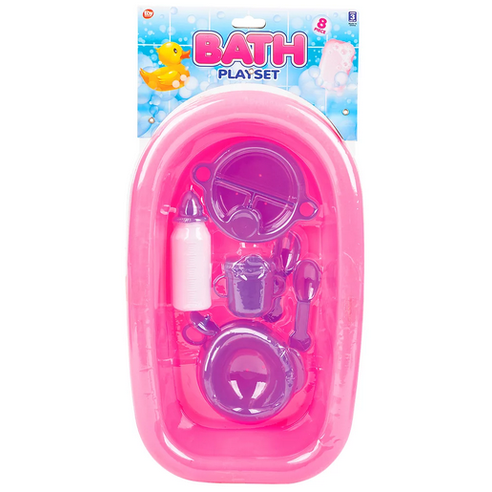 15.25" Baby Bath Playset