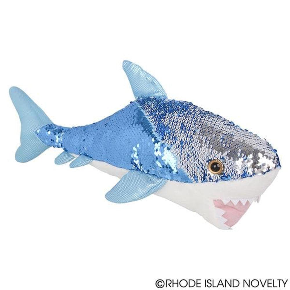 18" Great White Sequin Shark