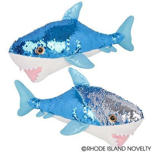 18" Great White Sequin Shark