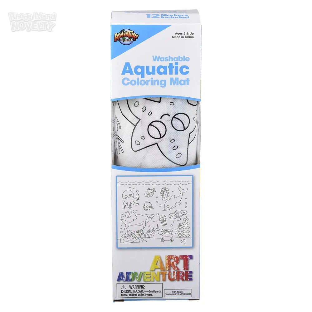 19.5" Aquatic Washable Doodle Mat