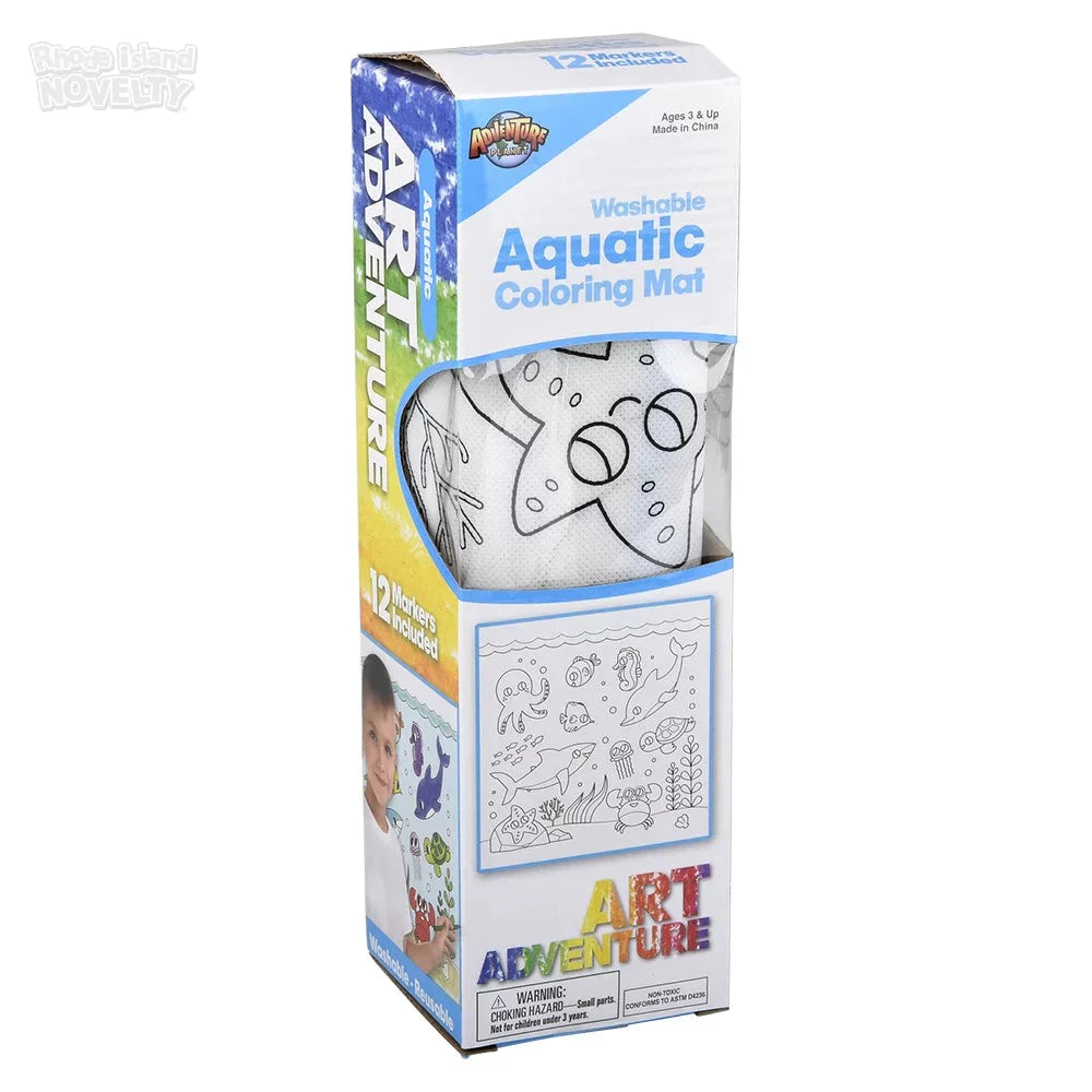 19.5" Aquatic Washable Doodle Mat