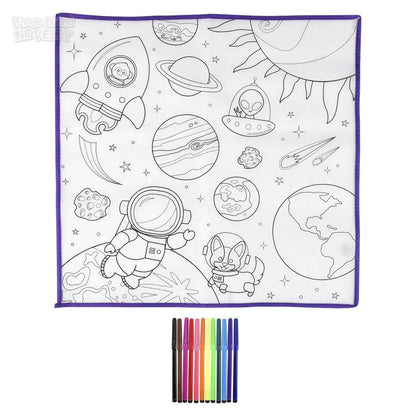 19.5" Space Washable Doodle Mat