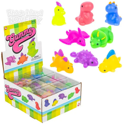 1.5" Gummy Dinosaurs Assorted Styles