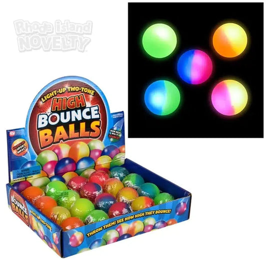 1.75" Light-Up Two-Tone Hi Bounce Ball