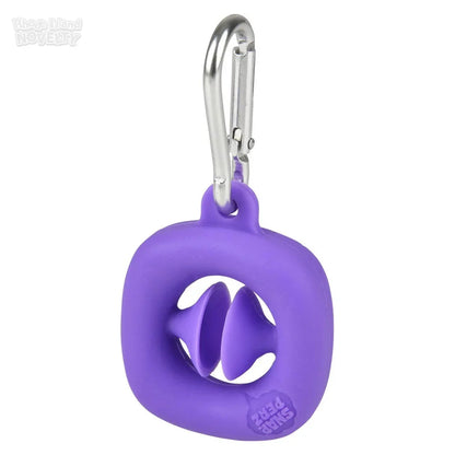 1.75" Mini Snapperz Fidget Toy Keychain Assorted Colors