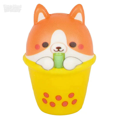 2" Micro Squish Animal Bubble Tea