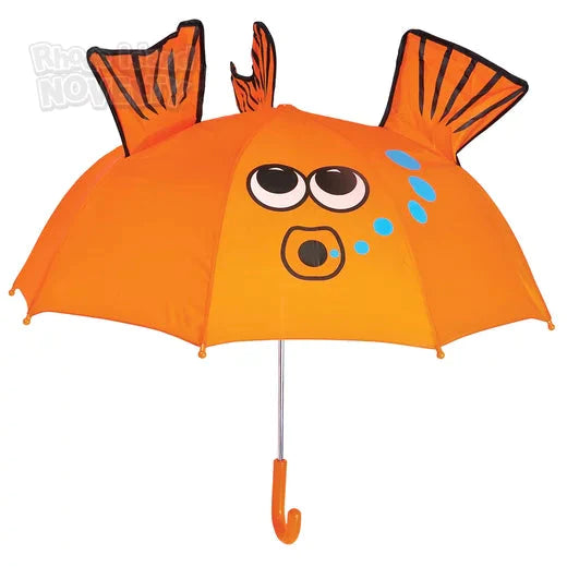 28" Goldfish Umbrella For Kids