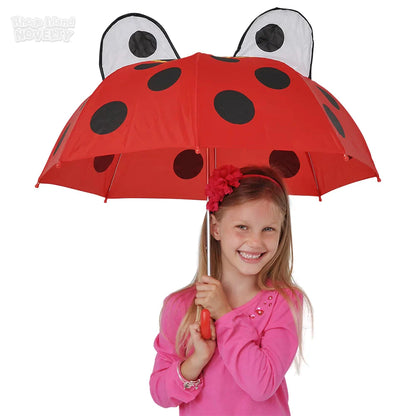 28" Lady Bug Umbrella for Kids