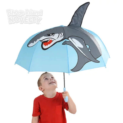 28" Shark Umbrella For Kids