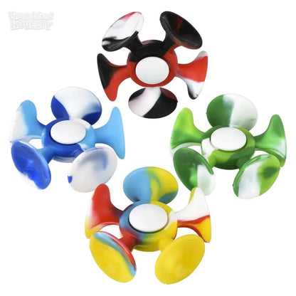 2.5" Suction Cup Fidget Spinner