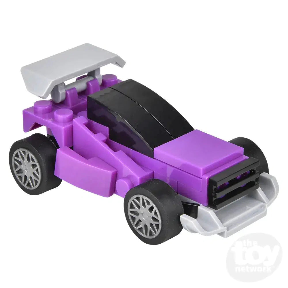 2.75" Building Block Pull Back Race Car in Mystery Egg