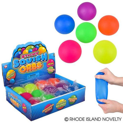 2.75" Squish Sticky Neon Ball