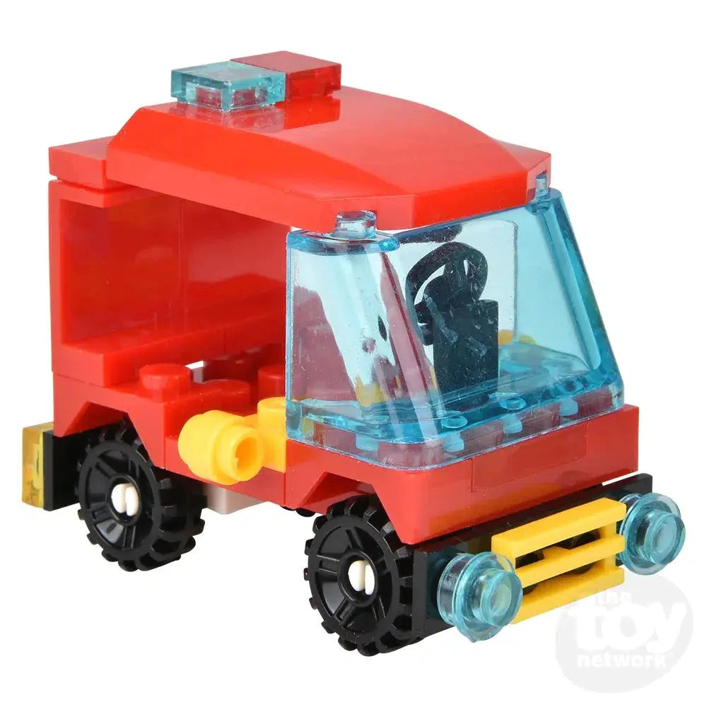 3" Building Block Fire Rescue Vehicles  in Mystery Egg