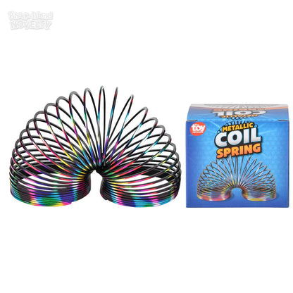 3" Metallic Rainbow Coil Spring