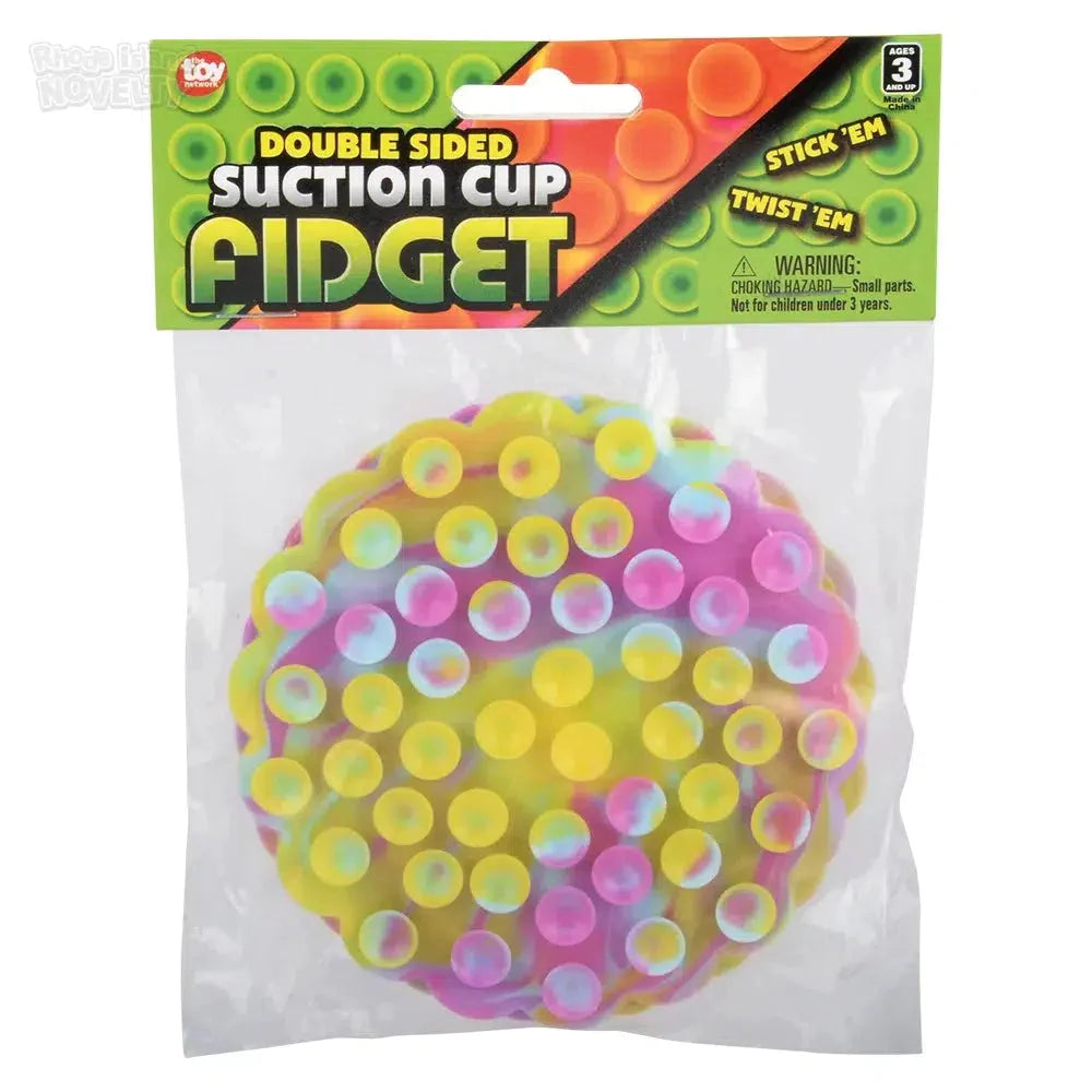 3.5" Double Side Round Fidget Suction Cups