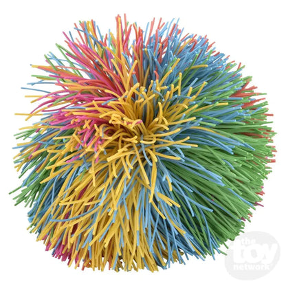 3.5" Rainbow Stringy Ball097138922182