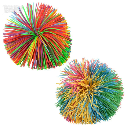 3.5" Rainbow Stringy Ball097138922182