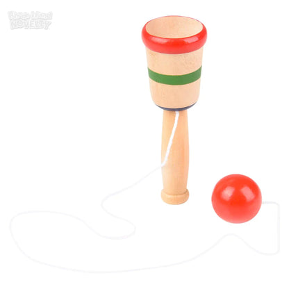 4" Mini Wooden Catch Ball Game