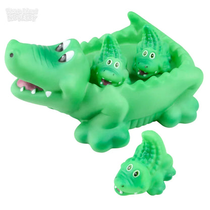 4 Piece Alligator Bath Play Set