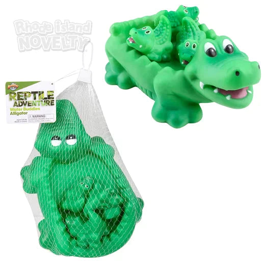 4 Piece Alligator Bath Play Set