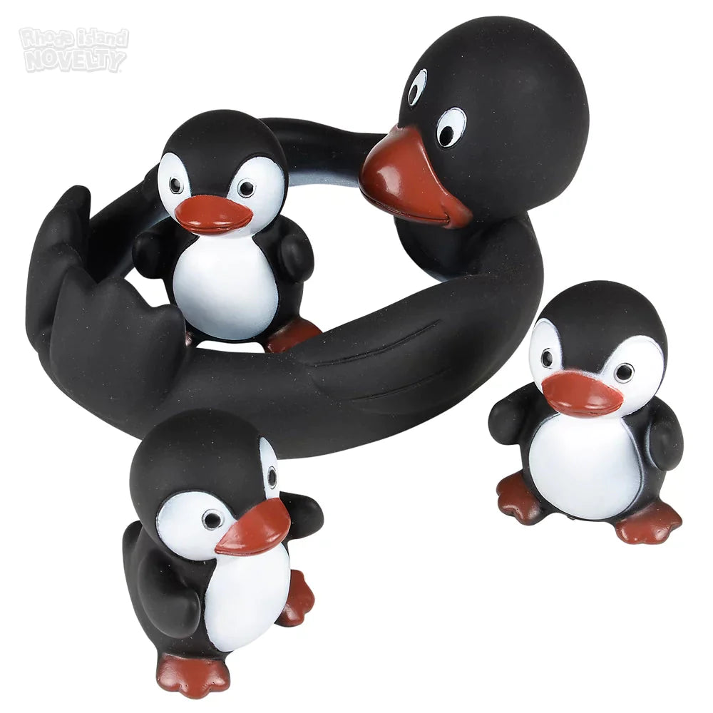 4 Piece Penguin Bath Play Set