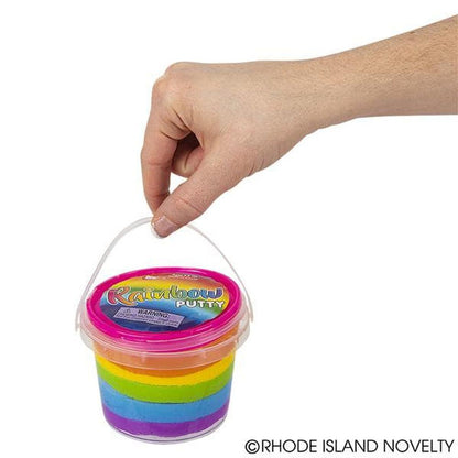 4" Rainbow Bouncing Putty