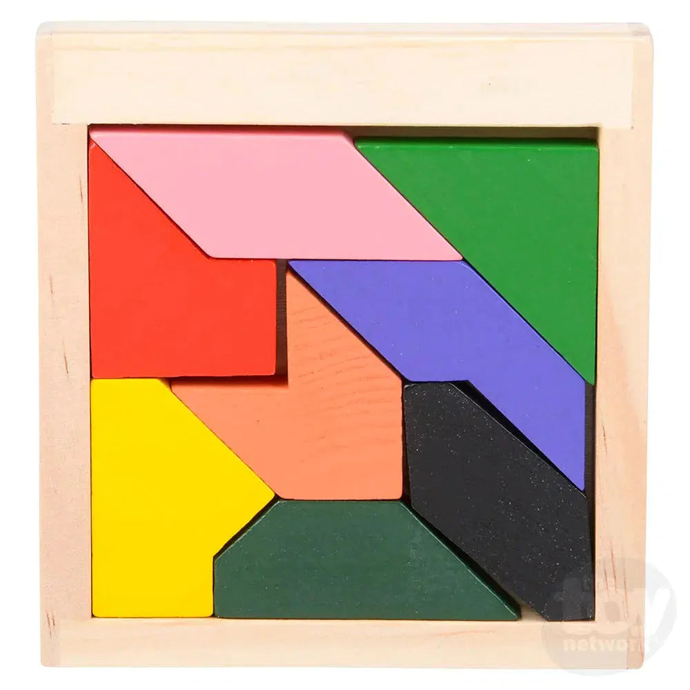 4" Wooden Tangram Puzzles