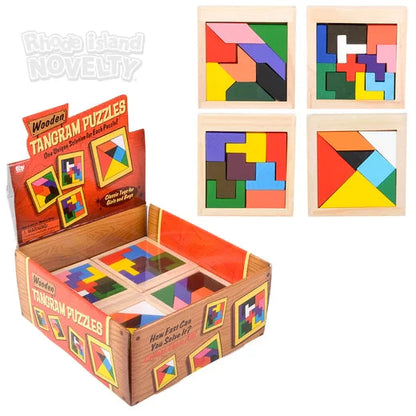 4" Wooden Tangram Puzzles