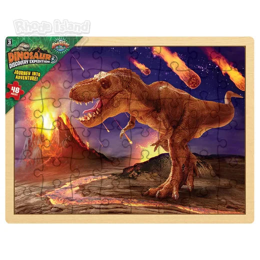 48 Piece Dinosaur Wooden Puzzle